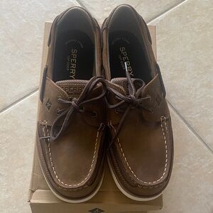 Sperry Men's Tan Leather Boat Shoes